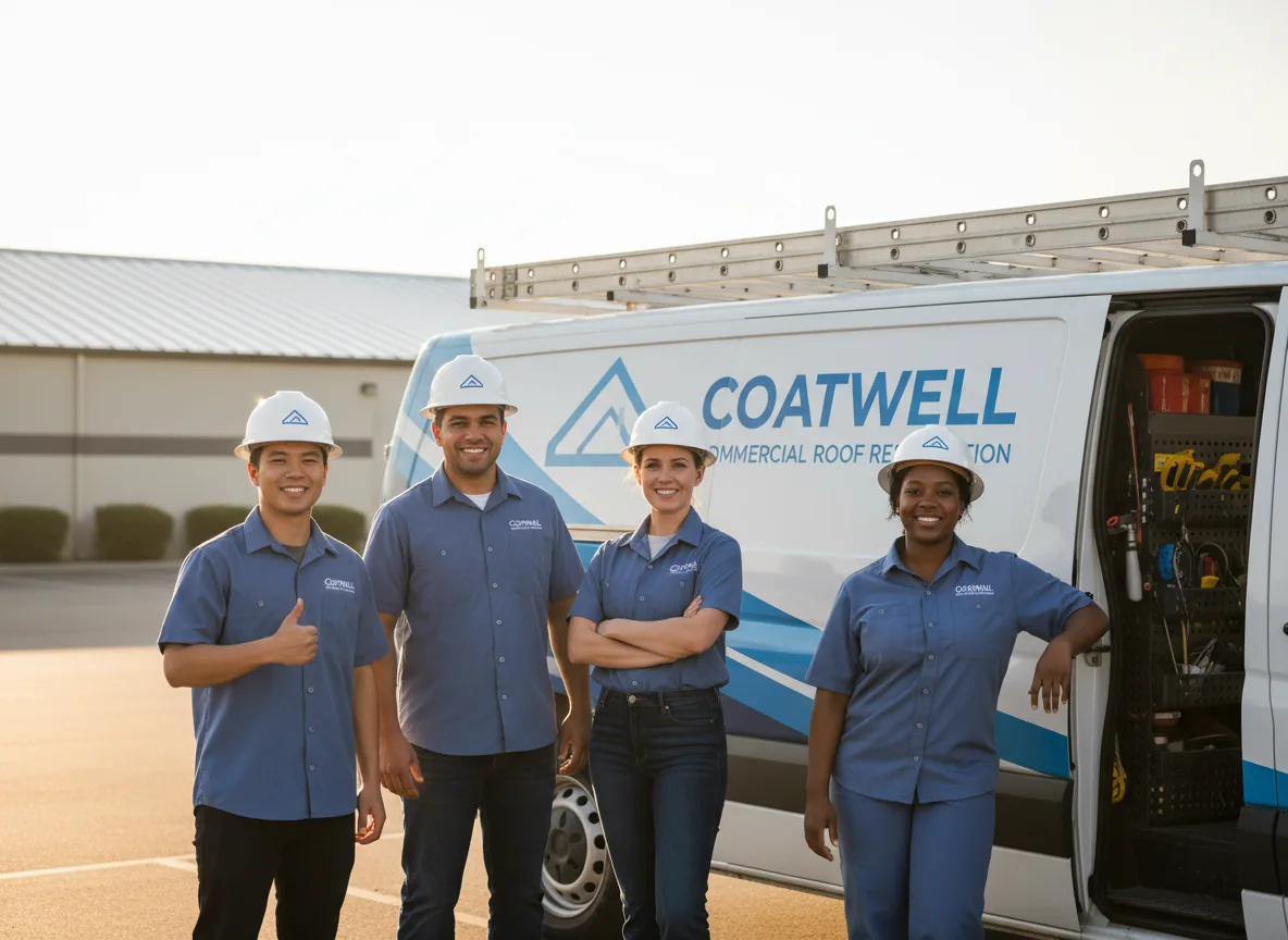Commercial roof coating company in Shirley Mills, ME